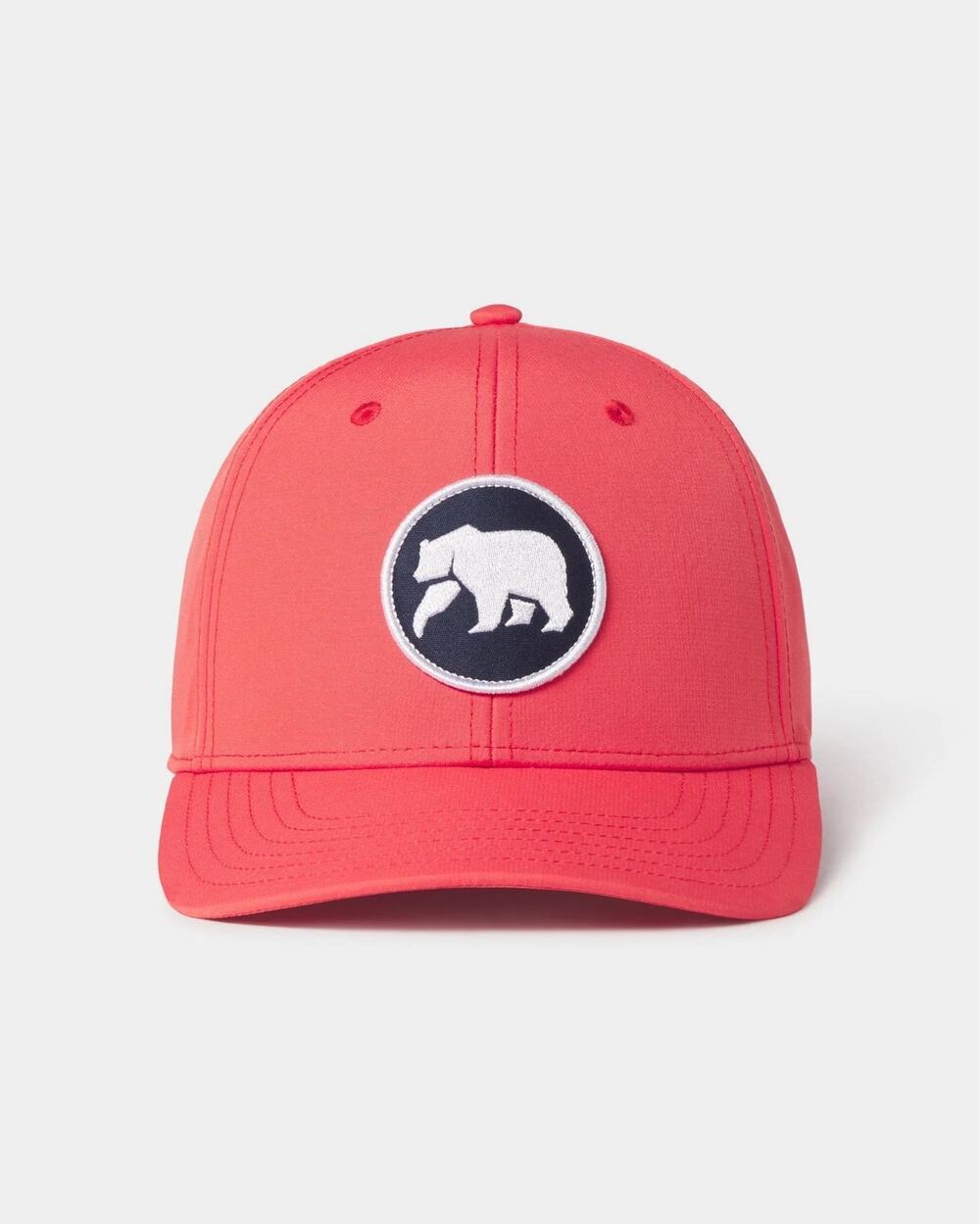 The Normal Brand Circle Patch Performance Hat Red/Navy/White Bear Graphic